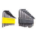 25pcs multi bike bicycle repair hand tool metric SAE inch size short arm black finish L sharp allen hexagon hex key wrench set